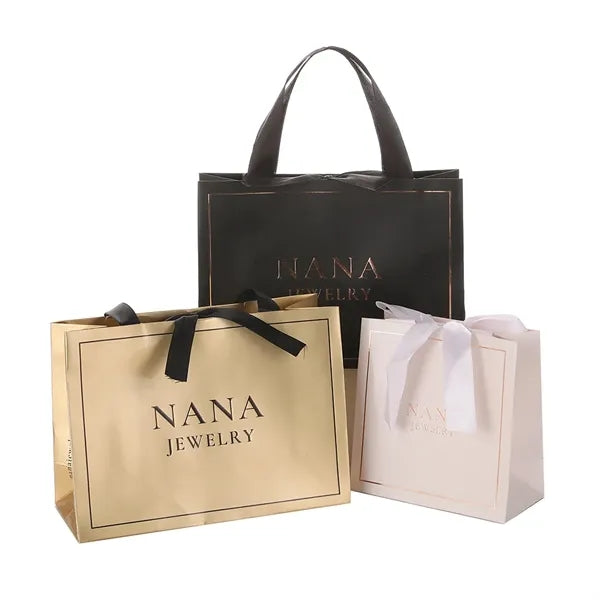 White Card Packing Bags