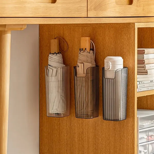 Wall-mounted umbrella storage rack