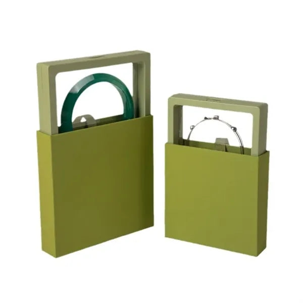 Coin Floating Frame Display Holder Jewelry Storage Box
