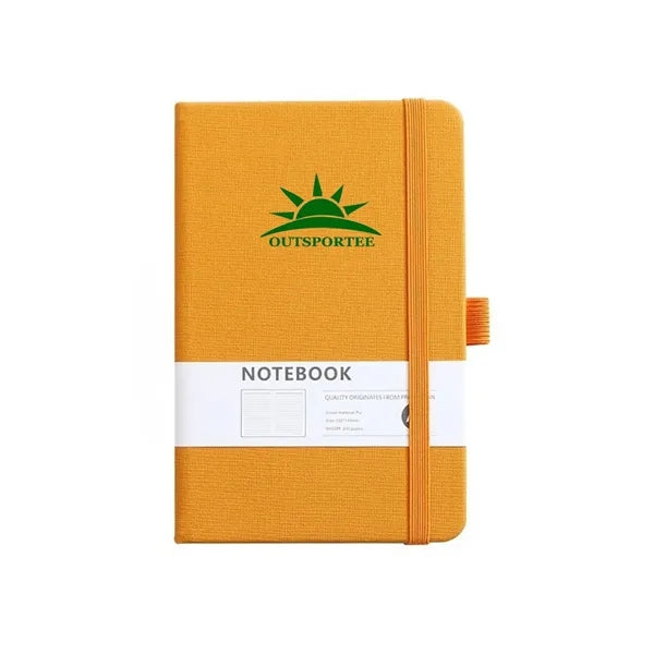 A6 Portable Elastic Strip Notebook W/ Pen Holder