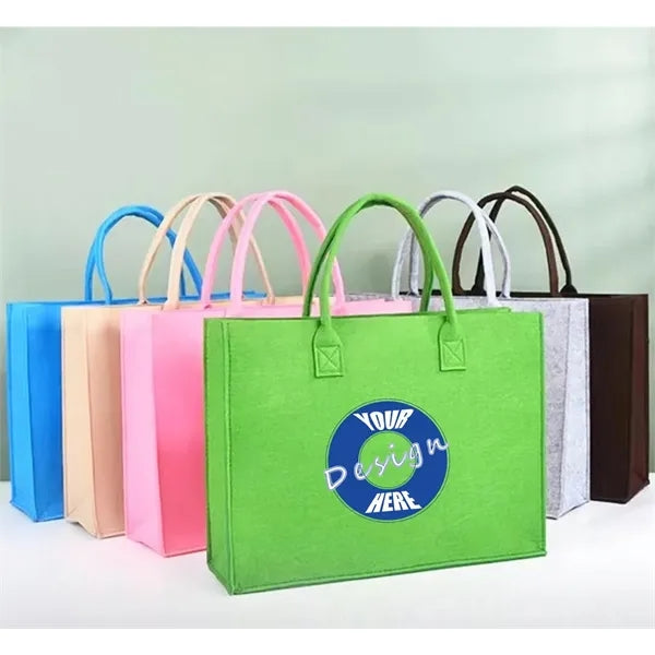 Felt Material Large Tote Bags