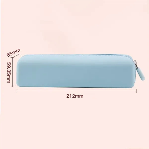 Silicone Pen Pencil Bag with Zipper