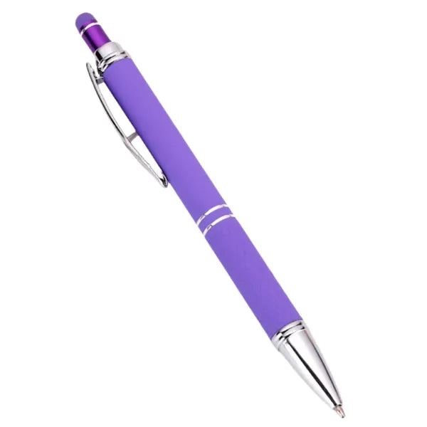 Soft Touch Metal Press Ballpoint Pen
