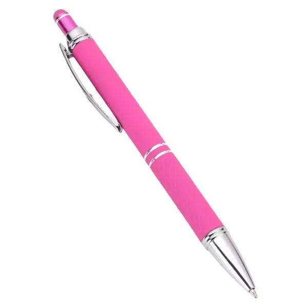 Soft Touch Metal Press Ballpoint Pen