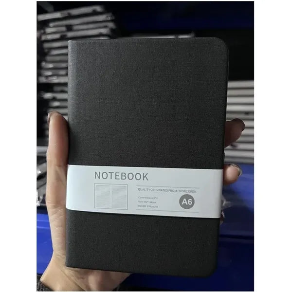 A6 Portable Elastic Strip Notebook W/ Pen Holder