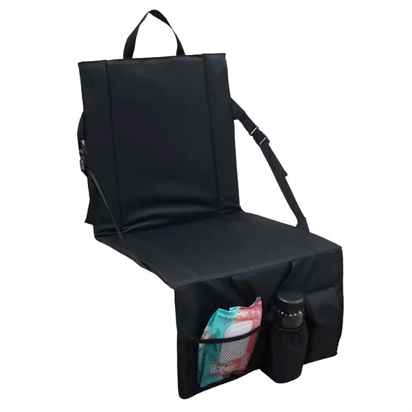Foldable Stadium Cushion With Mesh Pocket