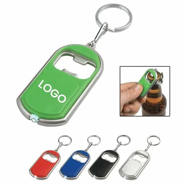 Bottle Opener Key Chain with LED Light