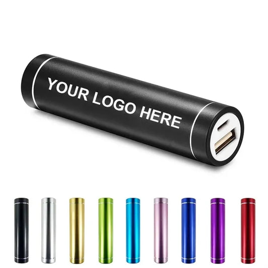 Cylindrical Shaped Portable Charger