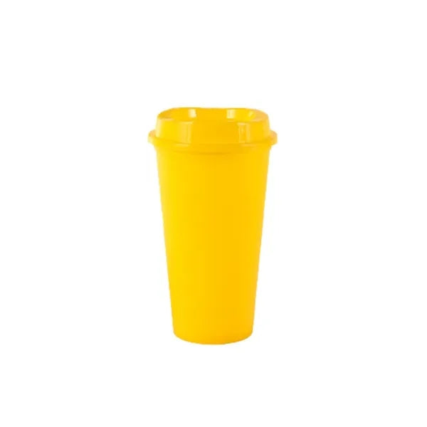 16 oz Coffee Cups with Lids Plastic Drink Tumbler