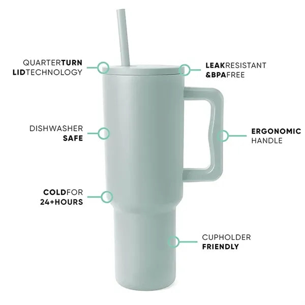 40oz Insulated Mug with Handle