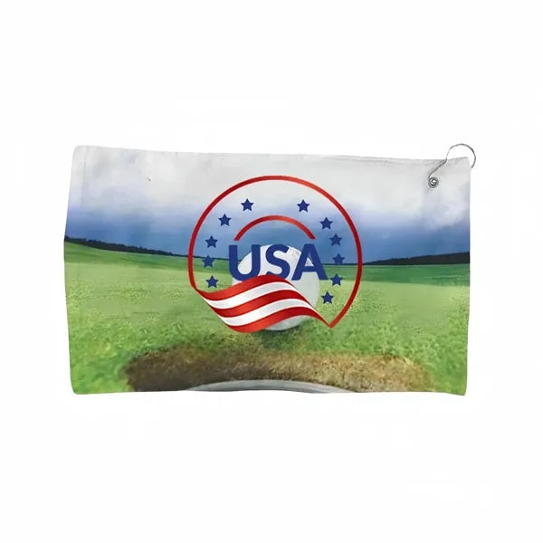 Sublimation Full Color Cotton Golf Towel