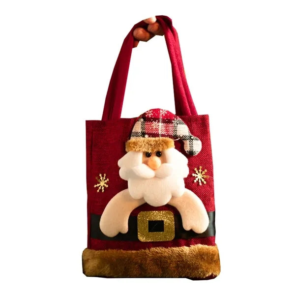 Canvas Christmas gift bag