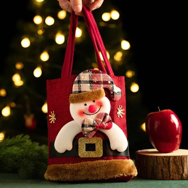 Canvas Christmas gift bag