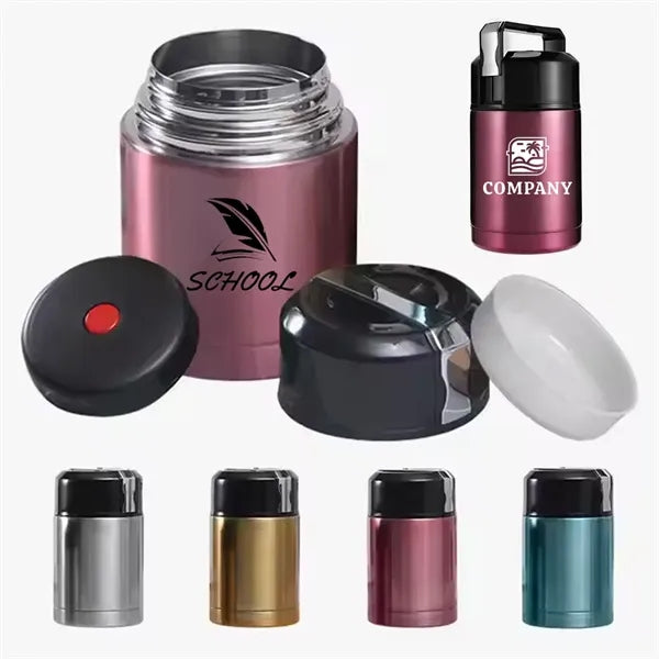 33oz Insulated Thermos Vacuum Lunch Container With Spoon