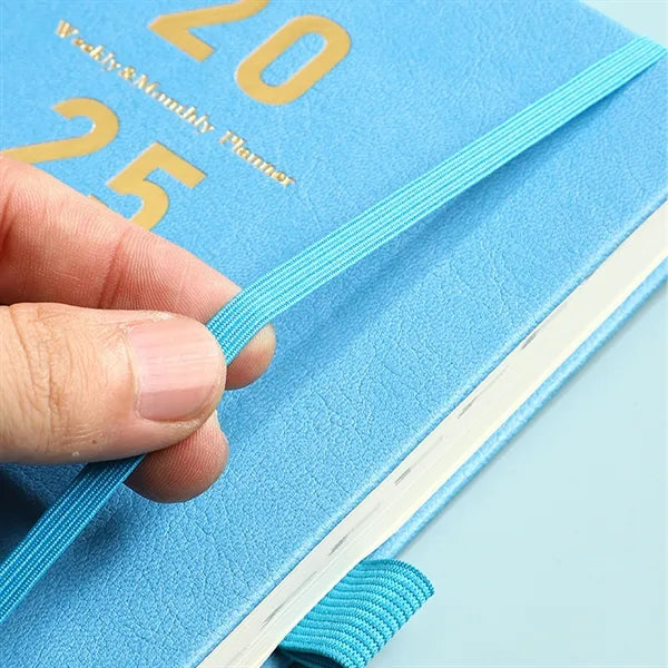 2025 Leather Cover Planner Notebook