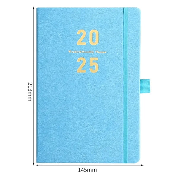 2025 Leather Cover Planner Notebook