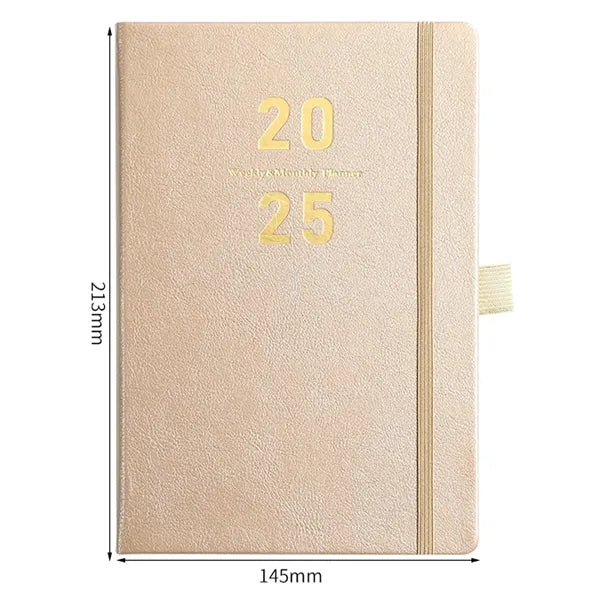 2025 Leather Cover Planner Notebook
