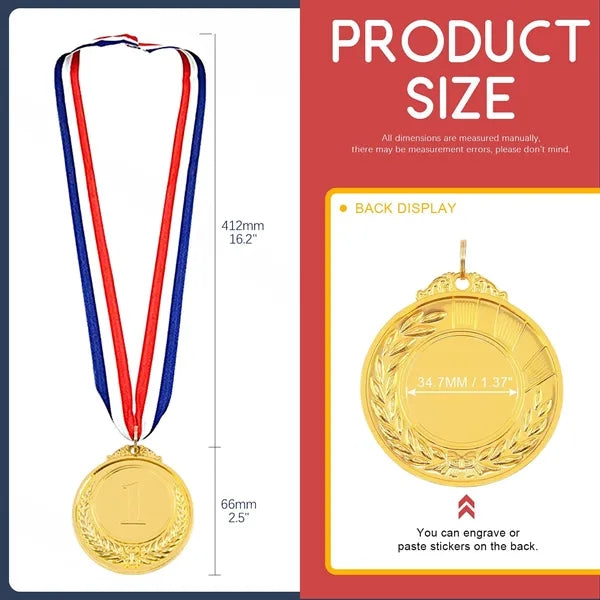 Blank Gold Plated Award Metal