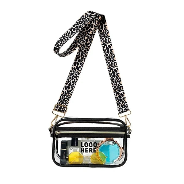 Clear PVC Bags w/ Custom Full Color Printing Strap
