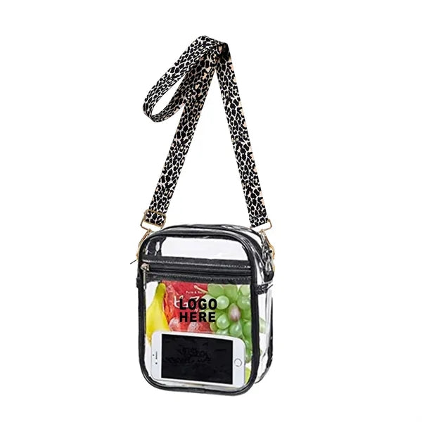 Full Color Printing Strap Clear PVC Bag