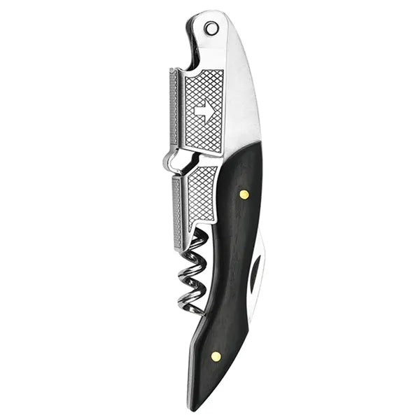 Foldable Multi-tool Corkscrew with Opener and Knife