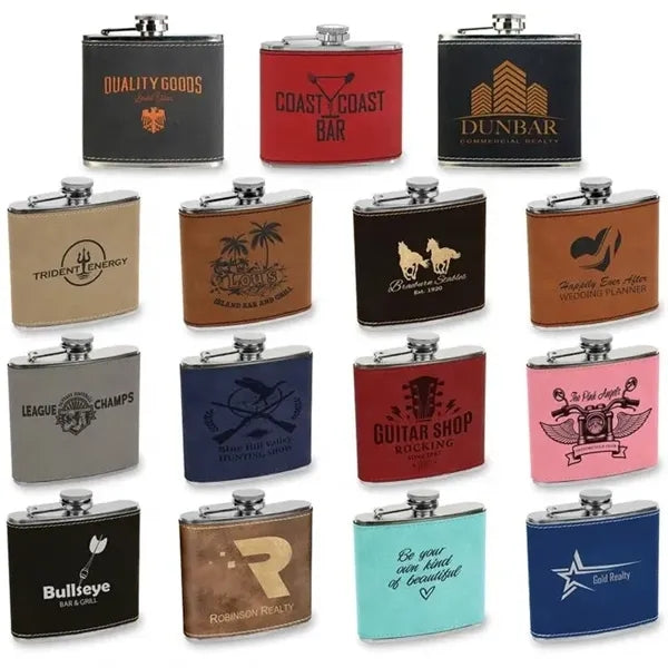 6oz Stainless Steel Hip Flask Groomsman Gift