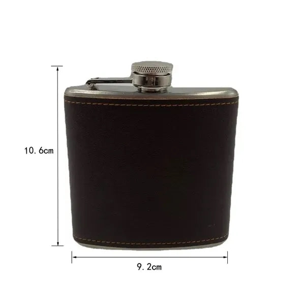 6oz Stainless Steel Hip Flask Groomsman Gift