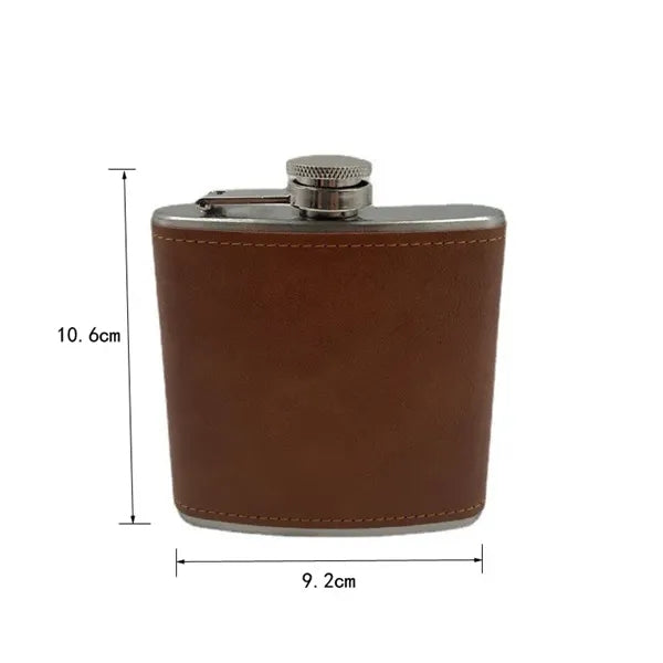 6oz Stainless Steel Hip Flask Groomsman Gift