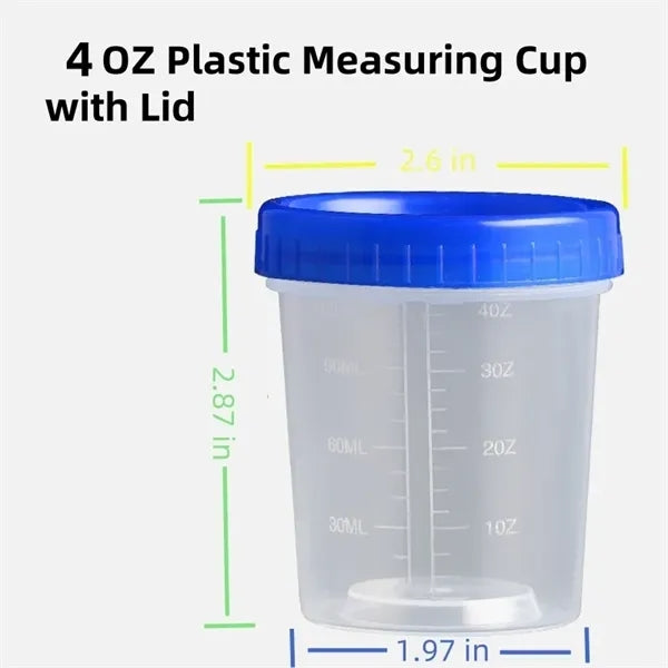 4OZ Scale Plastic Measuring Test Cup