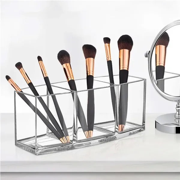 Clear Makeup Brush Organizer Holder