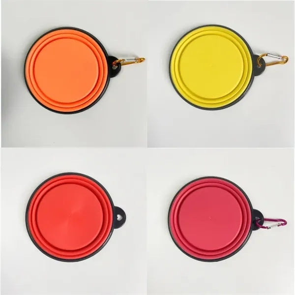 Plastic Pet Collapsible Bowls