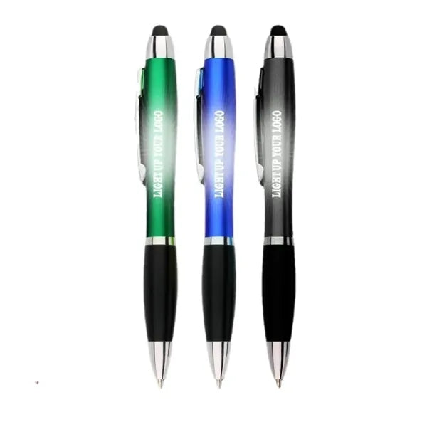 Ballpoint pen with LED light