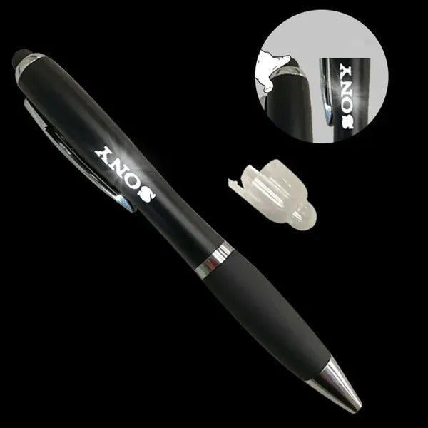 Ballpoint pen with LED light