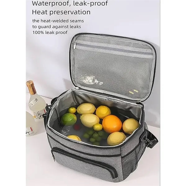 15 Liters Insulated Lunch Bag with Adjustable Shoulder Strap
