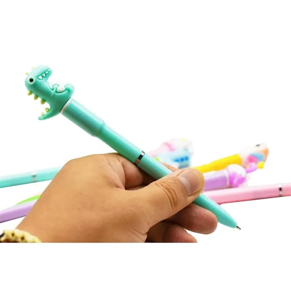 Cute Luminous Animal LED Light Unicorn Rabbit Ballpoint Pen