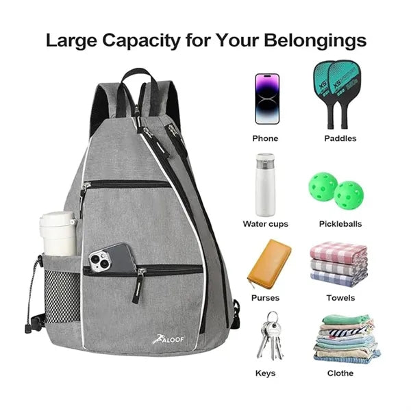 Pickleball Set Sling Bag