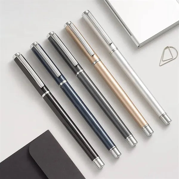 Quick Dry 0.5mm Metal Gel Pen black ink