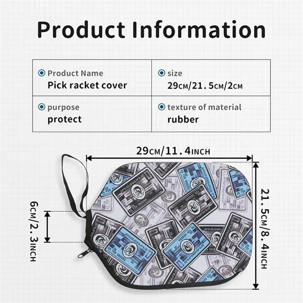 Lightweight Pickleball Racket Cover