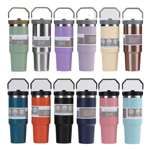 30 Oz. Large Capacity Stainless Steel Travel Mug