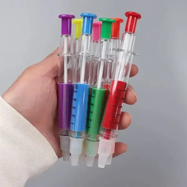 Medical Theme Colorful Syringe Highlighter Pens