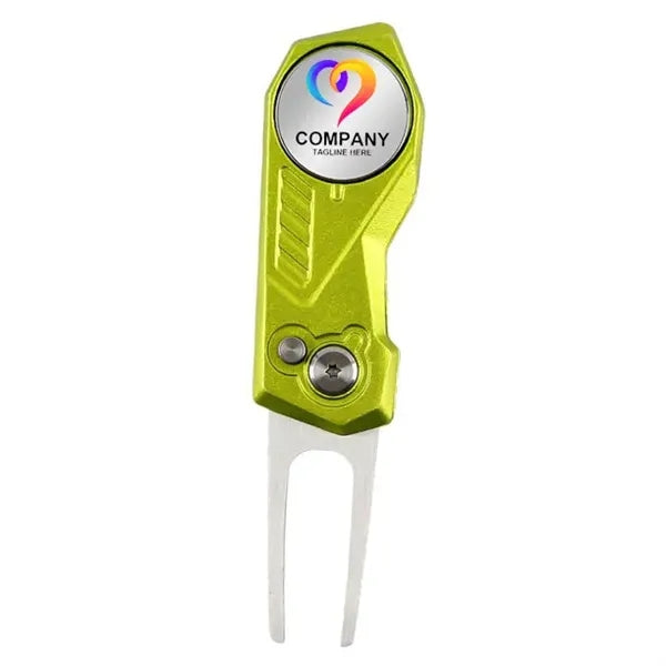 Foldable Metal Divot Tool with Ball Marker