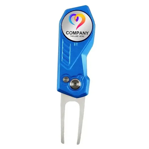 Foldable Metal Divot Tool with Ball Marker