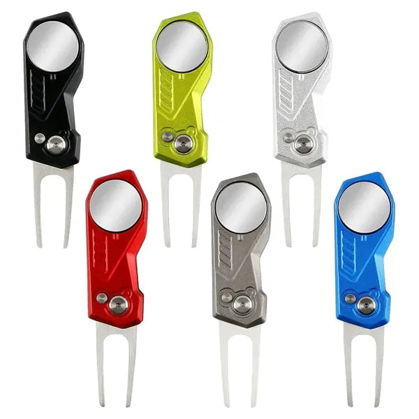 Foldable Metal Divot Tool with Ball Marker