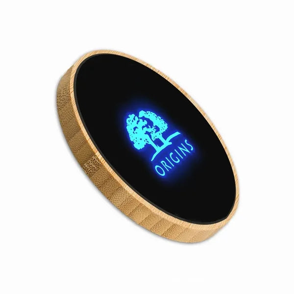 Pad Bamboo Wood Cell Phone Wireless Charger