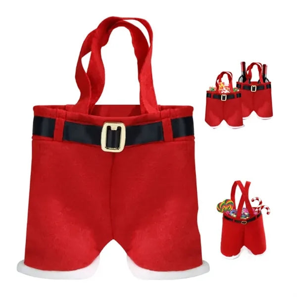Christmas Claus Pants Gift Bag