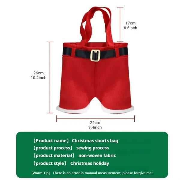 Christmas Claus Pants Gift Bag