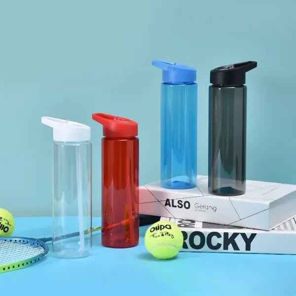 25oz Sports Clear Water Bottles with Straw
