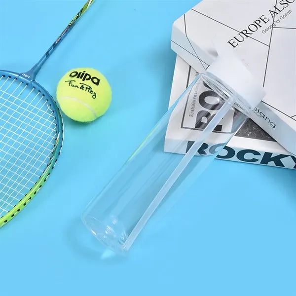 25oz Sports Clear Water Bottles with Straw
