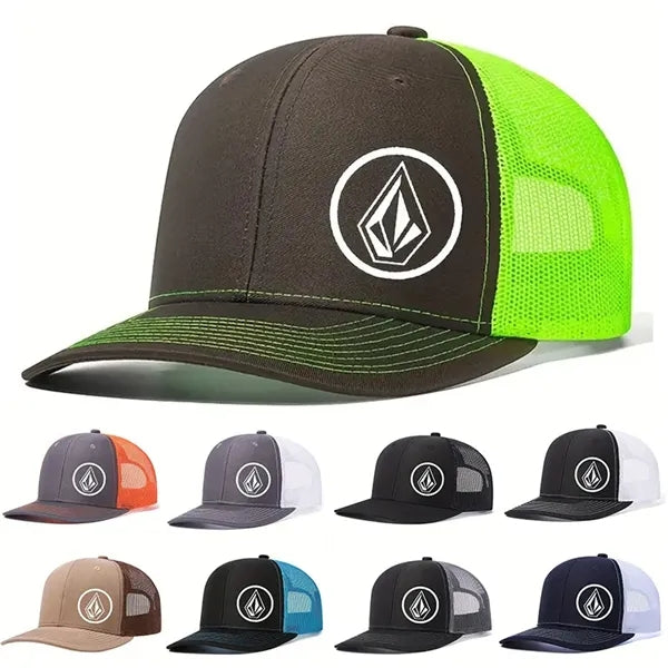 6-Panel Cotton Mesh Trucker Cap
