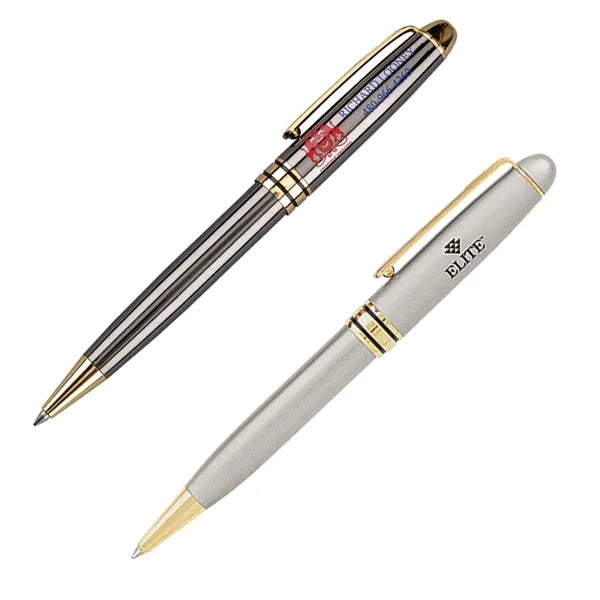 Premade Double Pen Set with Danish-II Ballpoint & Rollerball